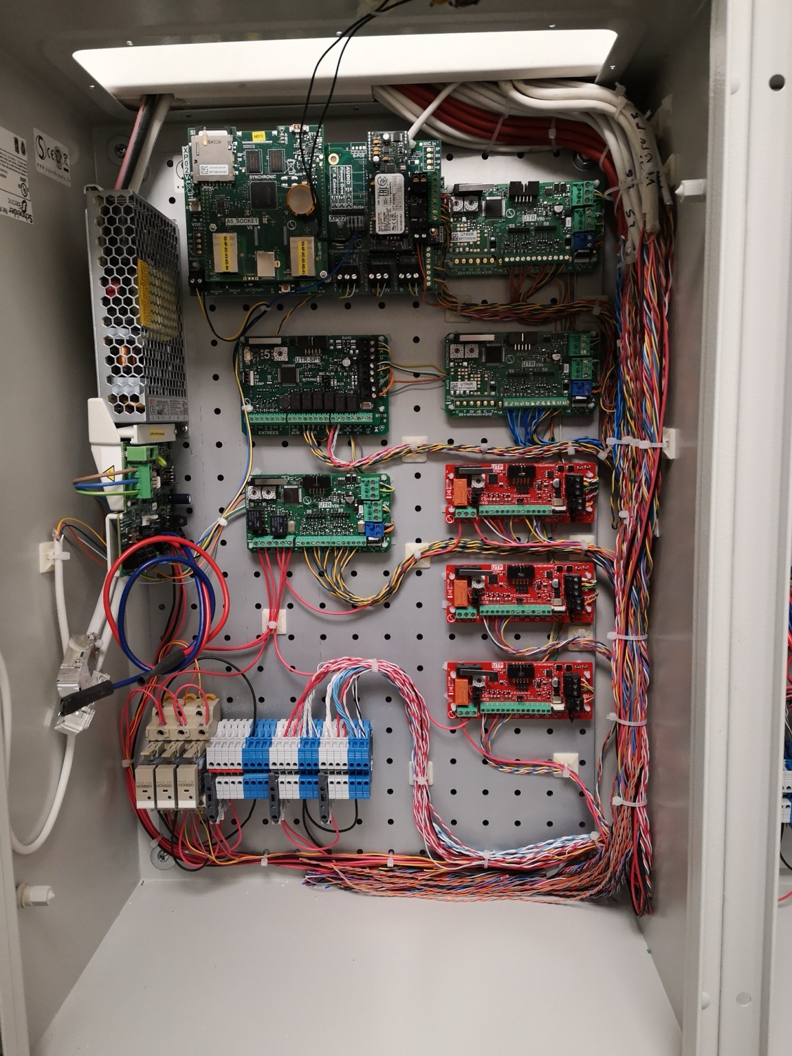 Câblage d’une armoire technique